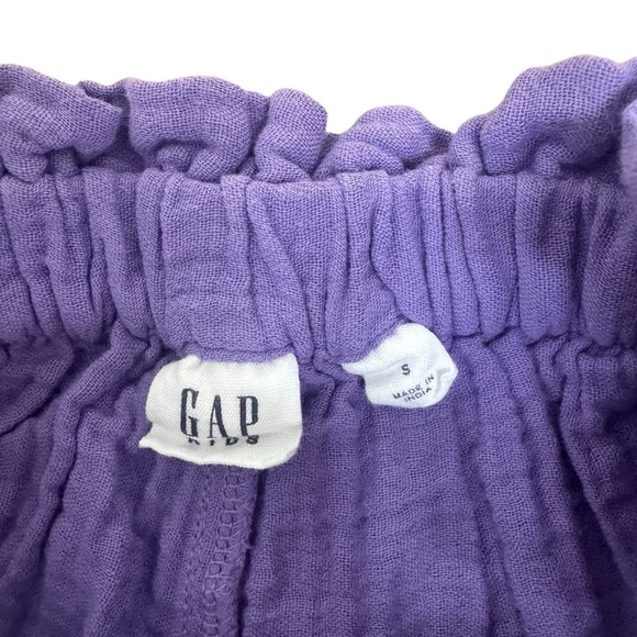 GAP Kids Purple Gauze Cotton Matching Set size Small/6-7 - Picture 5 of 7